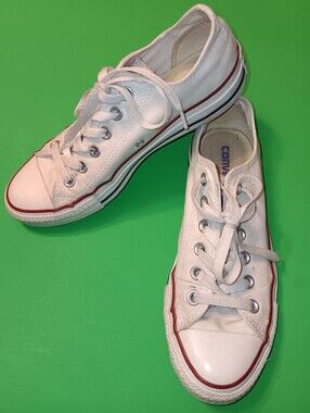 Converse All Star Low Sneakers/Shoes (M7652) Preowned White Color Women's Size 7
